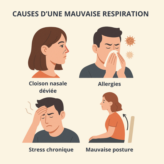 Les 5 causes fréquentes d'une mauvaise respiration (et comment les détecter)